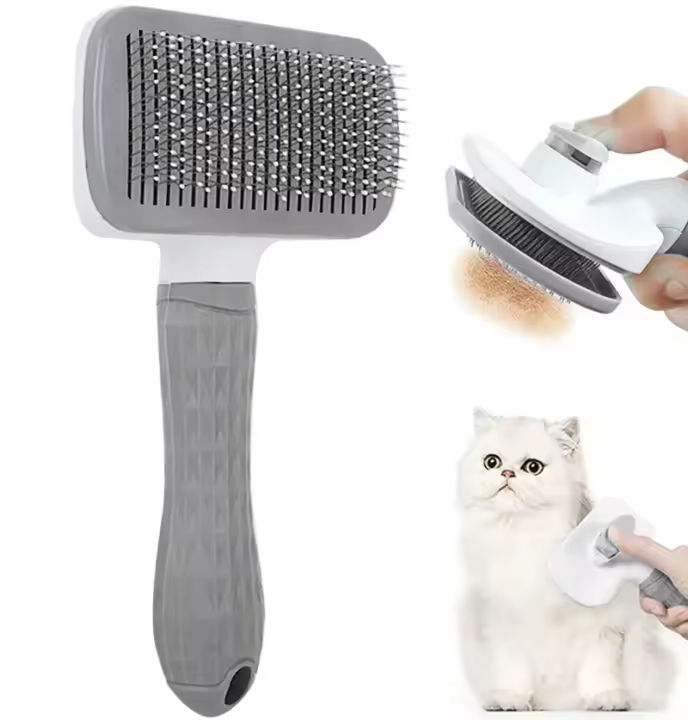Dog Hair Remover Brush Cat Dog Hair Grooming And Care Comb For Long Hair Dog Pet Removes Hairs Cleaning Bath Brush Dog Supplies - 1