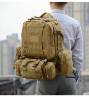Mochila táctica 4 en 1 para hombre, bolsa de 55L para deportes al aire libre, Camping, senderismo, viajes, escalada - details 16