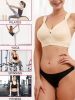 Sujetador Posquirúrgico Para Mujer, Sujetador Deportivo Con Cremallera Frontal Y Espalda Hueca Con Correas Ajustables - details 7