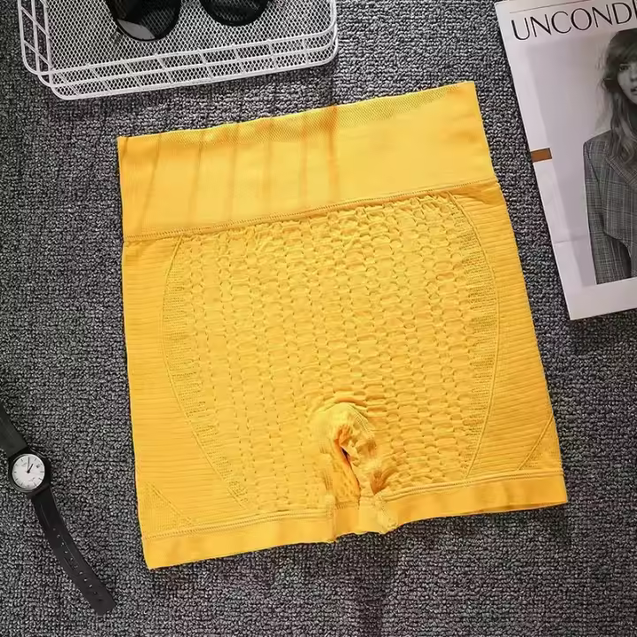 Pantalones cortos de Yoga para correr, pantalones cortos de Yoga con realce de cadera y glúteos de melocotón, ropa deportiva de cintura alta para mujer, mallas transpirables de realce para gimnasio - 1