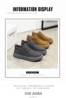 Nuevos zapatos casuales de tablero de tendencia retro anti-terciopelo mate zapatos bajos para hombres - details 2