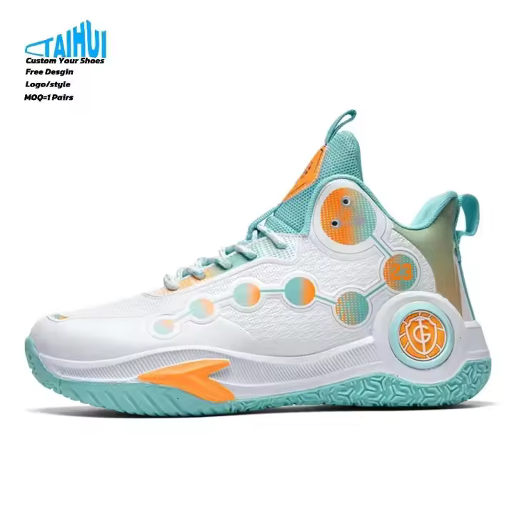 Zapatillas de baloncesto para niños, zapatos deportivos de malla de cuatro vías para verano y otoño, a la moda, de alta calidad - 1