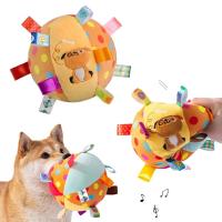 Bola de Juguete de Peluche para Perros Juguete Interactivo con Campanillas para Perros y Gatos - details 1