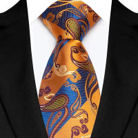 Nueva Corbata Clásica Para Hombre Con Estampado Paisley Lujosa 8cm Jacquard Adecuada Para Negocios Bodas Fiestas Uso Diario Accesorio De Moda Polyester - details 5