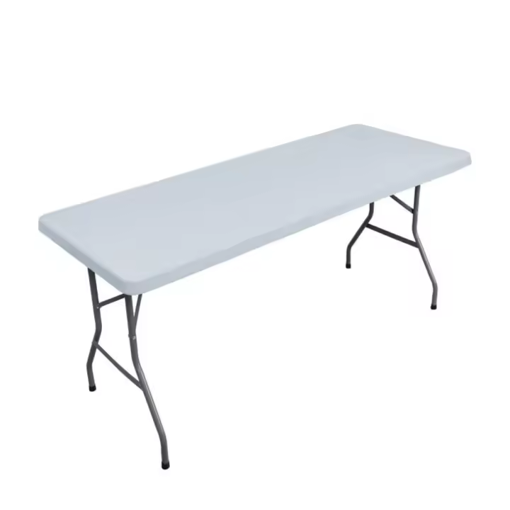 Mantel elástico duradero para mesa de Picnic, manteles ajustados elásticos plegables lavables, a prueba de viento, a prueba de desgarros, cubierta para mesa de Patio, banquete - 1