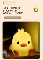 Lámpara LED creativa de escritorio de pato amarillo con luz suave y atmósfera, luz nocturna para cabecera de dormitorio, Mini luz para dormir - details 5