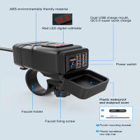 Cargador USB para Motocicleta Anchtek QC3.0 con Adaptador de Enchufe Impermeable 12V y Voltímetro Accesorios para Moto - details 8
