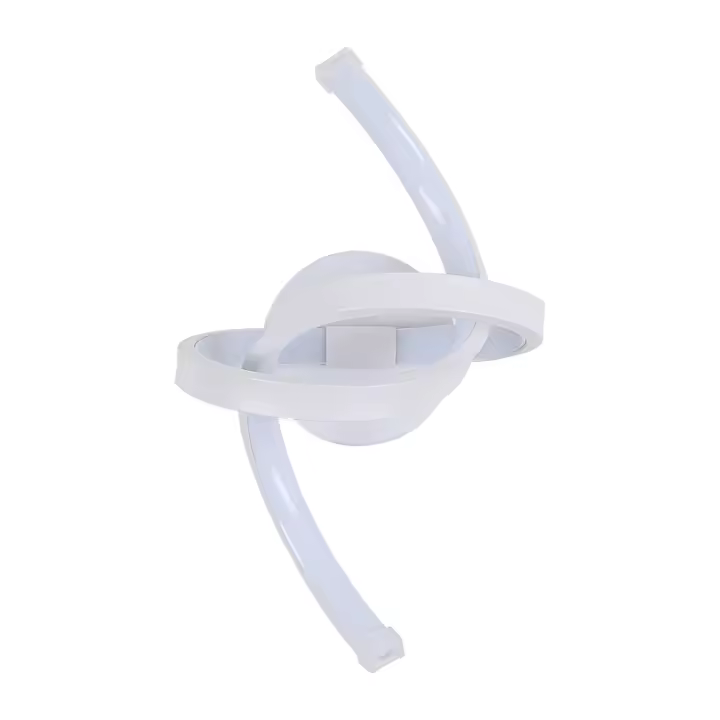 Lámpara de techo LED creativa con forma especial Goeco blanco 20W 31*19cm luz blanca    temperatura de color 6500K - 1