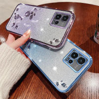 Funda de Teléfono de Diamante de Agua Flor Aplicación de Gaanoplasty para Motorola G72, G84, G54, G32, G22, G52, G30, Power G - details 2
