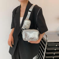 Bolso bandolera pequeño de piel sintética para mujer, bolso de hombro dorado, bolso de diseñador, bolsos de moda - details 13
