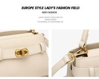 Bolso Cuadrado Pequeño a la Moda para Mujer, sencillo Bolso De Cuero De Vaca, Bo, 2023 - details 5