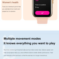 Reloj inteligente para hombre y mujer Watch 10 Serie 9 con 1,85 pulgadas de AMOLED pantalla, llamadas bluetooth,Súper serie NFC, carga inalámbrica,100 + modo deportivo,200 + dial personalizado,Reloj impermeable para Android IOS,Regalos de Navidad - details 14