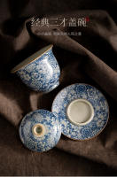 Taza Lao Tao Ni de gama alta individual con juego de té con tapa San Cai antiescaldado - details 8