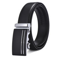 Cinturón de cuero genuino para Hombre, Cinturón Ajustable de Cuero,con Hebilla Automática - details 2