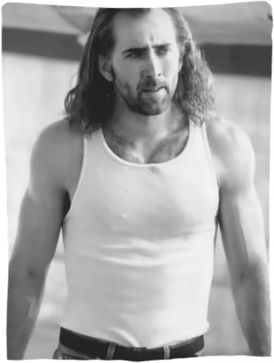 Manta Suave y Cálida de Nicolas Cage Ideal para Yoga, Playa, Picnic, Regalo para Dormitorio, Decoración de Sofá - 1