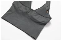 Sujetador deportivo con cuello colgante, ropa interior deportiva sin costuras, sujetador con espalda abierta, Top de Yoga para Fitness, soporte para mujer, Top corto de entrenamiento para gimnasio - details 25