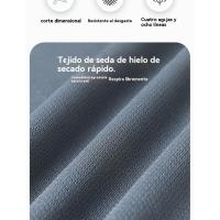 Traje de manga corta de secado rápido para hombre, ropa de fitness deportiva para correr al aire libre, LT311, Verano - details 9