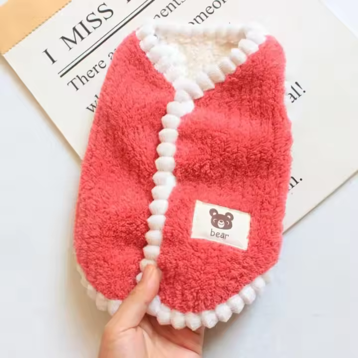Ropa cálida de invierno para perros, ropa de terciopelo suave para mascotas para perros pequeños - 1