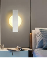 TOMAXIN Lámpara de pared LED de 24 cm lámpara de noche simple lámpara de pasillo sala de estar dormitorio tres colores - details 3