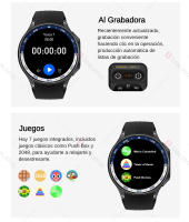 SANLEPUS Reloj Inteligente Hombre, Smartwatch con Pantalla AMOLED 1.43", 4GB Almacenamiento, Reproducción MP3/MP4, Asistente de Voz AI, Llamadas Bluetooth, Notificaciones, Modos Deportivos, Monitoreo de Sueño y Ritmo Cardíaco, para Android e iOS - details 17
