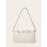 Bolso bandolera cuadrado pequeño con cadena y bordado estilo chino de diseño de nicho nuevo para mujer 2025 - details 3