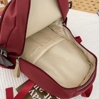 Mochila impermeable de gran capacidad para estudiantes, bolso escolar de nailon con cremallera y múltiples bolsillos, mochila informal de ocio para adolescentes, viaje - details 19