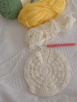 Kit de posavasos de ramo de rosas tejido a manodiyManteles individuales terminados - details 8