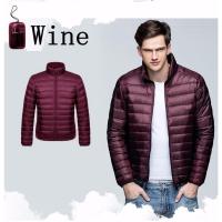 Chaqueta de plumón ultraligera para hombre, cortavientos de plumas, abrigo ligero portátil y cálido - details 7