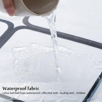 Cortina De Ducha Impermeable Moderna Y Ecológica Con Gancho Para Baño Resistente Al Mildew Y Duradera Accesorio De Baño Con Estampado Contemporáneo - details 1