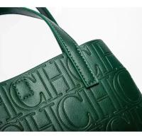 Bolso Bandolera Para Mujer CH Embossed Con Diseño De Impresión De Letras Gran Capacidad Elegante Temperamento Bolso De Mano Casual - details 25