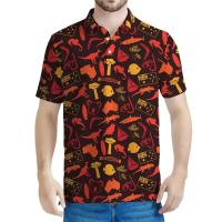 Polo para hombre con estampado 3D indígena australiano, camiseta con estampado Eico, ropa de calle, top holgado de manga corta - details 9