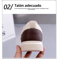 Nuevos Y Cómodos Zapatos Blancos, Zapatos Deportivos Versátiles Para Mujer, Zapatos De Tablero De Moda - details 3