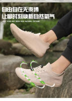 Tendón de res antideslizante zapatos de cabeza ancha para hombres y mujeres de moda y cómodos - details 2
