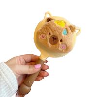 Espejo de mano Capybara con Mango antideslizante, espejo de maquillaje ligero y duradero con dibujos animados, agarre cómodo, espejo de tocador resistente al agua - details 10