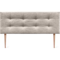 Cabezales de Cama Capitoné hasta el Suelo. Cabezal tapizado ACUALINE Tela y Polipiel. Cabeceros de Cama Matrimonio e Individual (Tela Beige, 160cm (Camas 150/160)) - details 31
