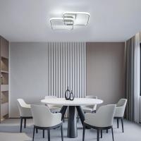 50W Plafon LED Techo Regulable, Lampara Techo con Mando a Distancia 3000K-6500K 59cm, Moderno Lamparas de Techo Salon Cuadrado para Dormitorio Salon Baño Cocina Comedor Pasillo - details 45