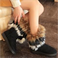 Botas de nieve para mujer, zapatos cómodos e informales, cálidos, para otoño e invierno - details 1