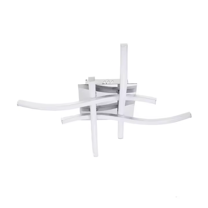 Goeco Lámpara de Techo Moderna LED de 36CM, 24W, Luz Blanca Fria, Instalación en Techo, Material de Hierro, Interruptor de Botón Push - 1