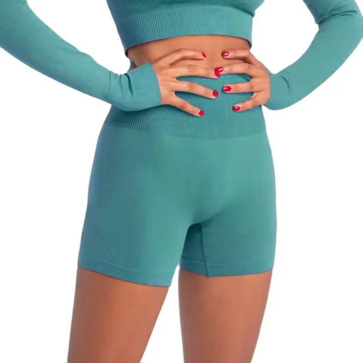 Nessaj-pantalones cortos de yoga para mujer, ropa deportiva para gimnasio, fitness, hip-up - 1