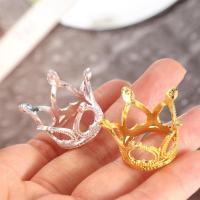 Modelo de juguete, Mini corona de Metal, adornos de decoración, casa de muñecas, corona de Metal en miniatura, aleación de bronce dorado - details 0