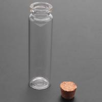 10 Uds. Mini botella de los deseos transparente de 20ml, frasco de cristal con mensaje con corcho para decoración del hogar - details 1