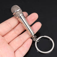 Llavero De Micrófono Hip-Hop De Metal Para Hombres Y Mujeres Llavero De Coche Accesorio Divertido Para Cantantes Regalo Ideal Para Bolso - details 0