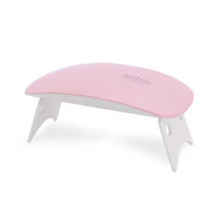 Secador de Uñas Portátil 6W de Clou Beaute con Lámpara LED UV Rosa Blanca Herramientas de Arte de Uñas Máquina para Curar Esmalte de Gel - 1