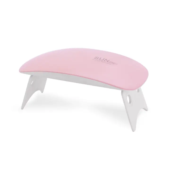 Secador de Uñas Portátil 6W de Clou Beaute con Lámpara LED UV Rosa Blanca Herramientas de Arte de Uñas Máquina para Curar Esmalte de Gel - 1