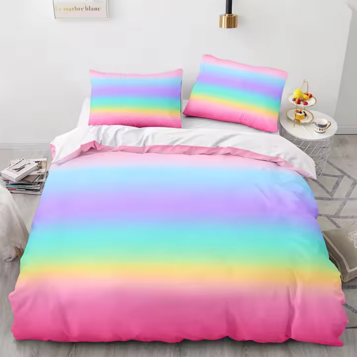 Conjunto de Funda de Tamaño Cama Larga Estilo Lindo para Niños y Niñas - 1