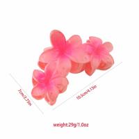 Pinza Para El Cabello De Moda Con Diseño De Flor De Huevo Acrílico Para Mujeres Y Niñas Accesorios De Pelo Para La Playa De Verano Accesorios De Cabeza Sweet - details 0