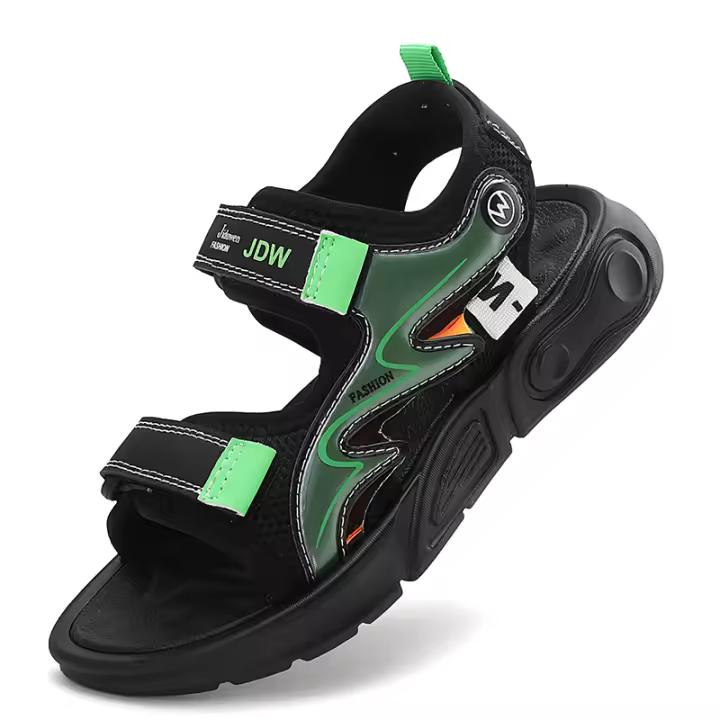 Sandalias de verano para niños, zapatos de playa antideslizantes para exteriores, sandalias de suela blanda para niños, sandalias deportivas transpirables con punta abierta - 1