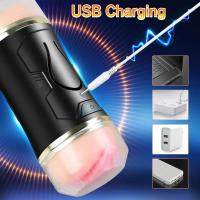 Leten 3 en 1 Realista Vaginal Automático Masturbador Masculino Abierto Mamada Bolsillo Coño Oral Vagina Anal Silicona Culo Adultos Juguetes Sexuales - details 1