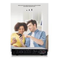 Amplificador HIFI de 5,1 canales, Subwoofer de alta potencia para teatro en casa, Radio Bluetooth, para exteriores, enchufe estadounidense - details 1