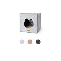 Cama para Gatos Diseño de Donut Fliz Cama de Túnel Extraíble para Gatos 50 x 50 x 20 cm Gris Oscuro - details 11
